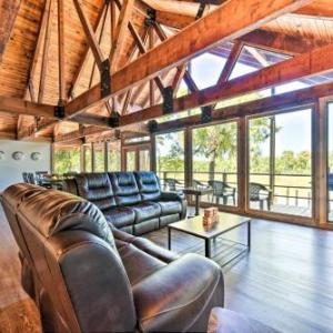 New Riverfront Cedar Cabin  Private Beach and Dock Houston Texas