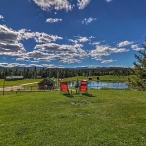 trego Resort  Style Cabin with Laketrails and 40 Acres Montana