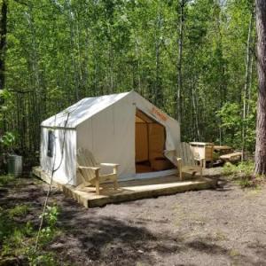 tentrr Signature   Loon Site at Evergreen Bay Resort Park Rapids Minnesota