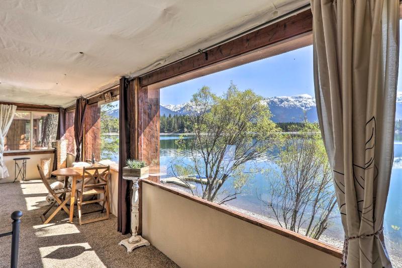 Luxe Lakefront Haven with Mountain Views and Dock - image 6