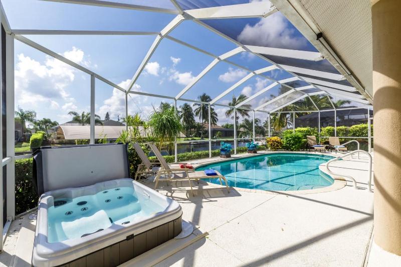 New Gulf Access Home with Private Pool and Spa -Villa Dreamweaver Cape Coral - Roelens Vacations - main image