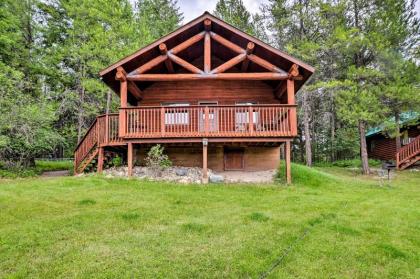 Trego Cabin with Mtn Views Easy Access to Lake