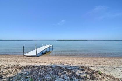 Dream Retreat on Burt Lake with Game Room and Dock