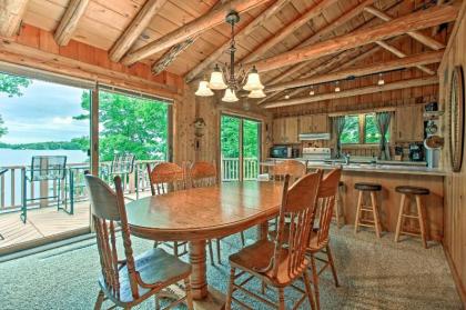 Cozy Lakefront Cabin with Dock Canoe and 2-Story Deck