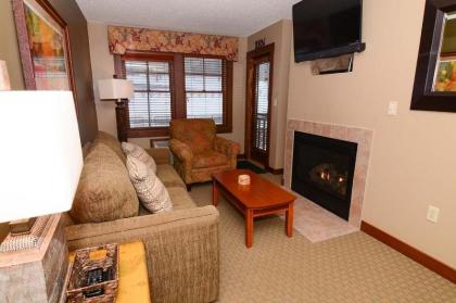 A208- One bedroom suite standard view with a cozy fireplace!