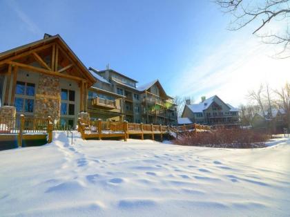 A208- One bedroom suite standard view with a cozy fireplace! - image 8