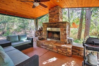 Pine House on Wooded Lot with Covered Patio and Deck