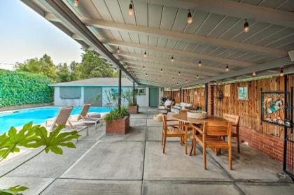 Modern Redding Retreat with Pool Walk to Town!