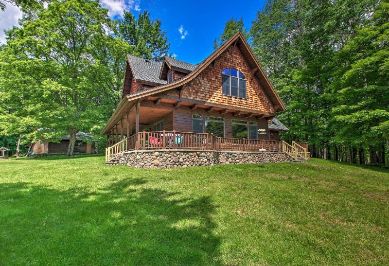 Lakefront Superior Cottage with Deck and Boat Dock - main image