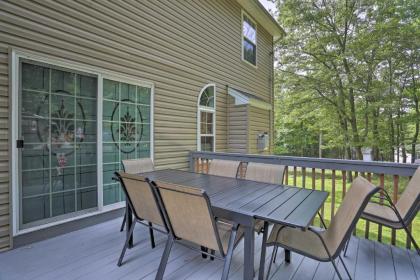 Poconos Home with Game Room Fireplace Deck and Hot Tub! - image 8