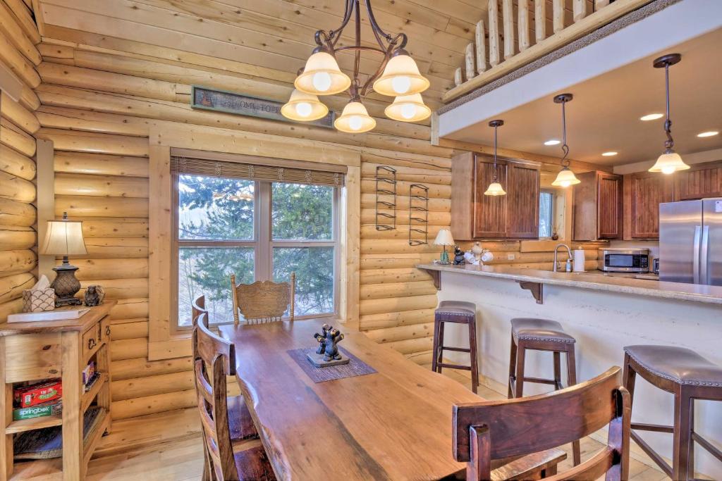 Secluded Alma Log Cabin with Deck Hot Tub and Views! - image 7