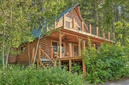 Alpine Adventures Log Cabin with Deck and Views Wyoming