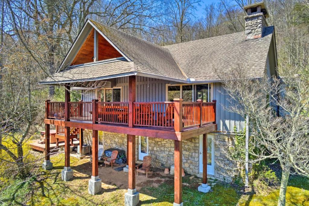 40-Acre Ski Retreat with Hot Tub and Trout Pond - main image