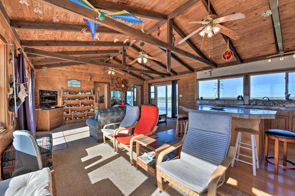 Oceanfront Sargent Beach Home with Dock! - image 3