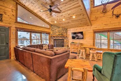 Spacious Broken Bow Cabin with Hot tub and Playground