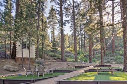 Big Bear Cabin with Hot Tub Sauna and Lawn Games!