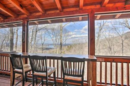 Mtn Top Cabin with Lake View Games and Hot Tub!