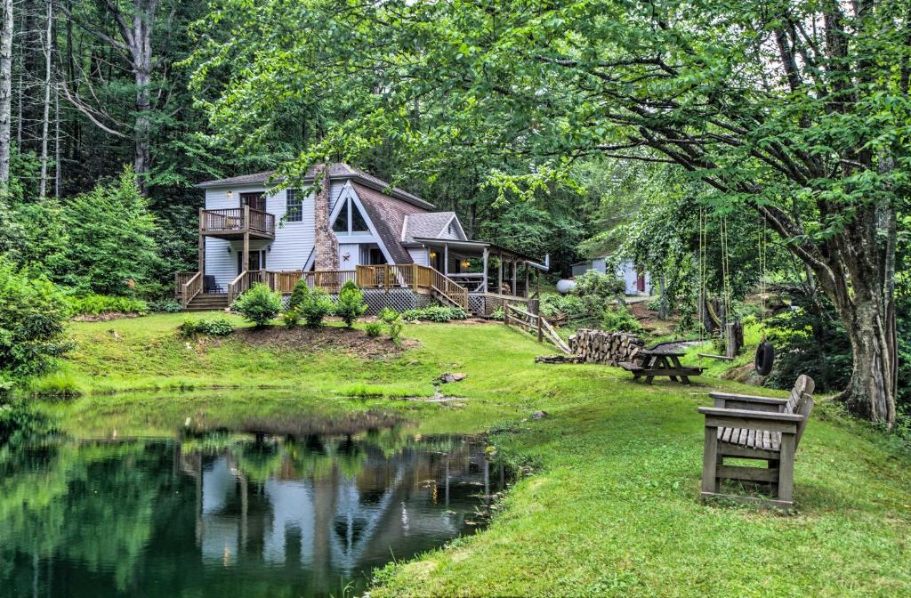 Serene Todd Home with Private Pond and Creek! - main image