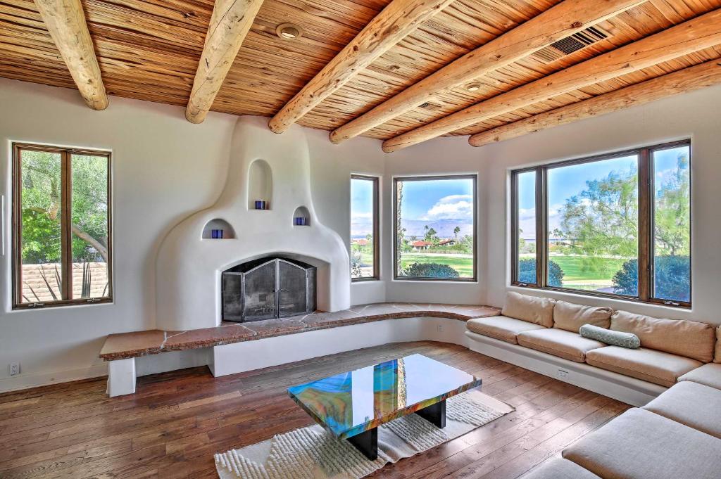 Luxe Adobe Retreat with Mountain and Golf Course Views! - main image