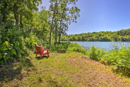 Lakefront Brandon Home with Fire Pit Deck and Dock!