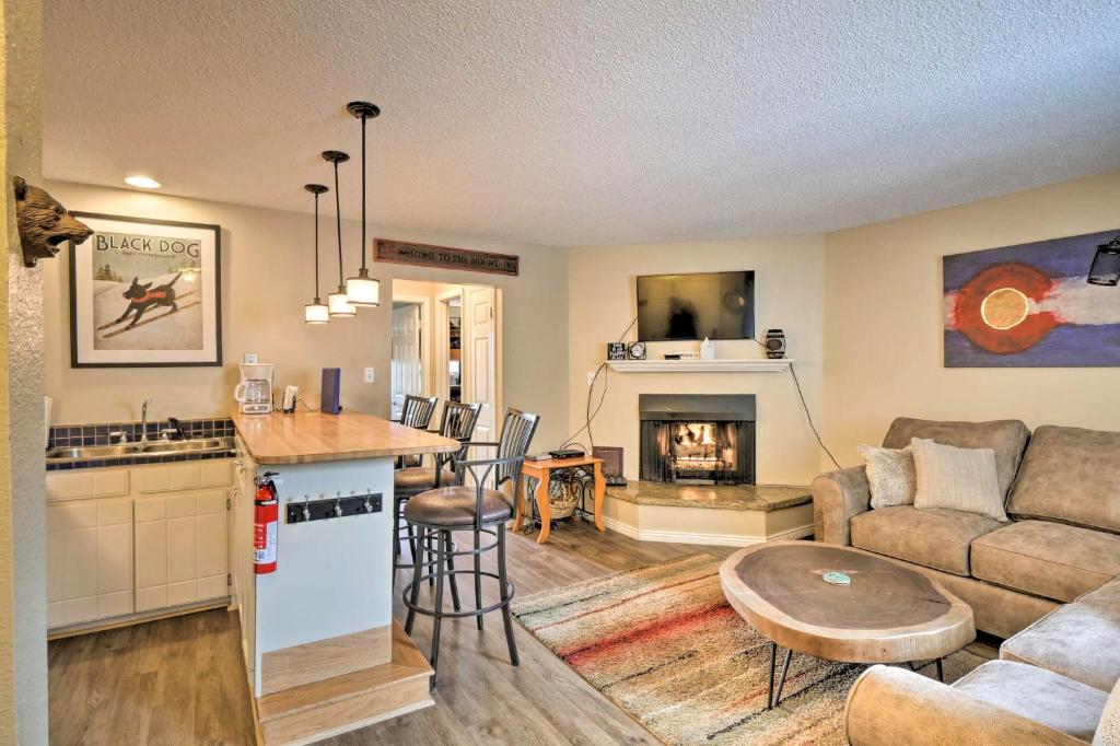 Main St Breck Condo with Mtn Views - Walk to Lifts! - main image