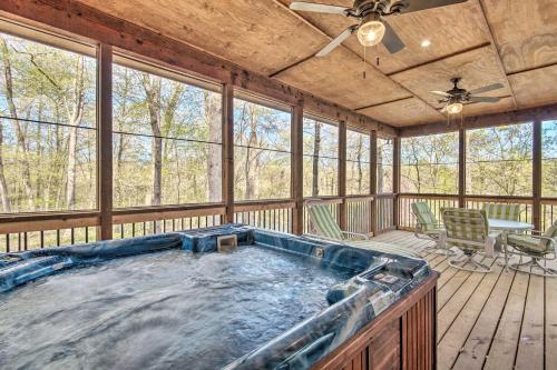 Private Cabin on 23 Acres with Creek Access and Fire Pit - main image