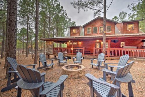 Broken Bow Cabin with Hot Tub Fire Pit and More Than 1 Acre! - image 5