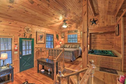 Pet-Friendly Hochatown Studio Cabin with Hot Tub - image 5