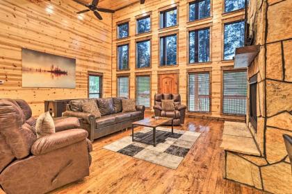 Dreamy Deluxe Cabin with Hot Tub and Outdoor Fireplace! - image 6