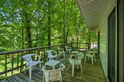 Secluded Bryson City Home with Deck Steps to Creek!