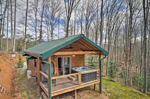 Superb Bryson City Studio Cabin with Hot Tub and Patio! - main image