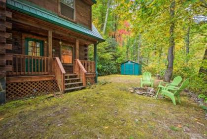 Pet Friendly Rustic Bryson City Cabin with Fire Pit Bryson City