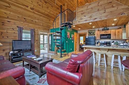 Trot Inn Bryson City Cabin with Hot Tub and Fire Pit! - main image