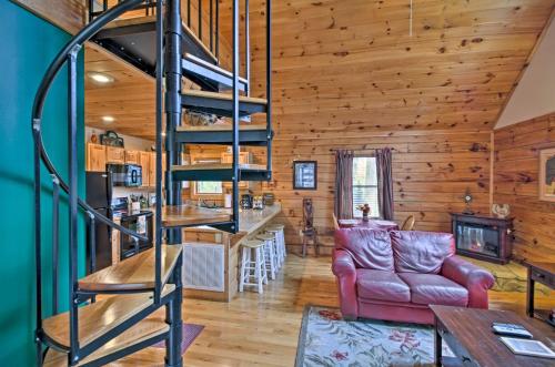 Trot Inn Bryson City Cabin with Hot Tub and Fire Pit! - image 4