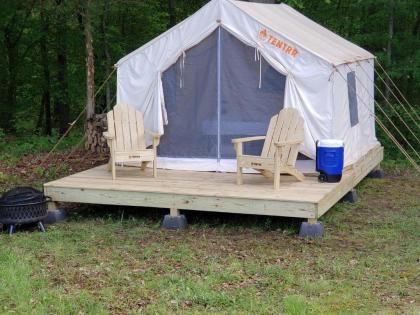 Luxury tents in Bumpass Virginia