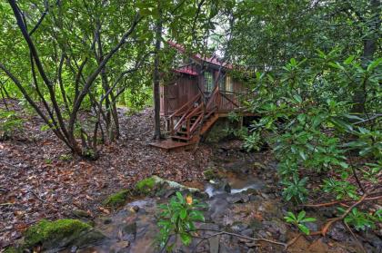 Serene Creekside Cottage Near Asheville with Fire Pit - image 9