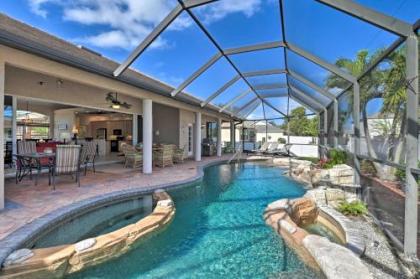 Expansive Cape Coral Retreat with Lagoon Pool and Spa