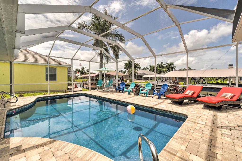 Waterfront Cape Coral Home with Private Pool! - main image