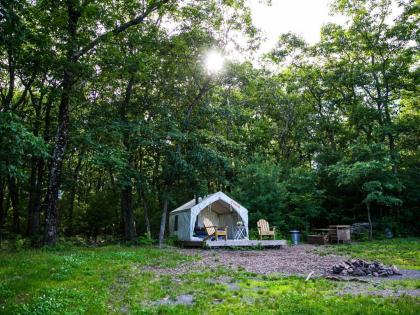 Luxury tents in Catskill New York