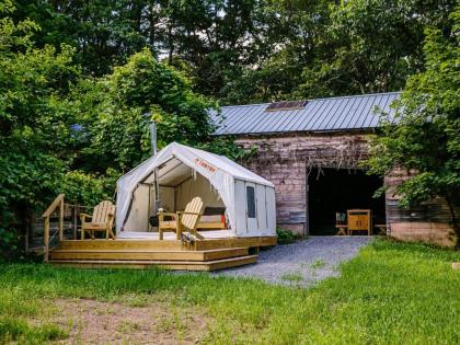 Luxury tents in Catskill New York