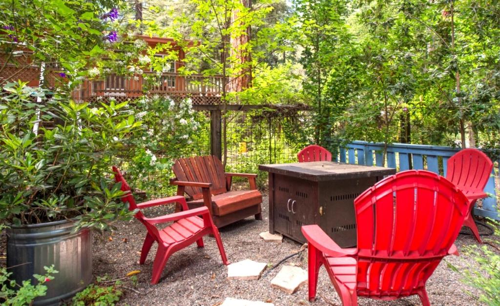 Blue Cherry! Redwoods! BBQ Grill! Fire Table! Ping Pong! Fast WiFi!! Dog Friendly! - image 4