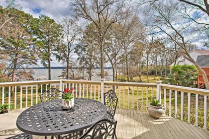 Large Waterfront Lake Palestine Home with Deck and Dock - image 2