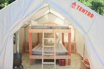 Luxury tents in Cooperstown New York