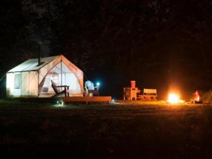 Luxury tents in Cooperstown New York