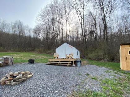 Luxury tents in Cooperstown New York