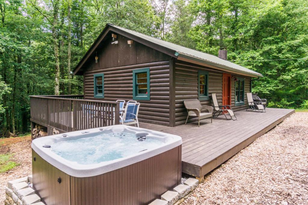 The Big Little Cabin with Hot Tub! - main image