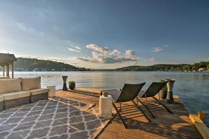 Waterfront Harveys Lake House with Boat Slip and Dock Dallas Pennsylvania