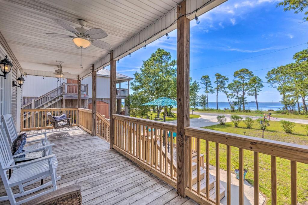 Dauphin Island Home with Paddleboards Steps to Bay! - main image