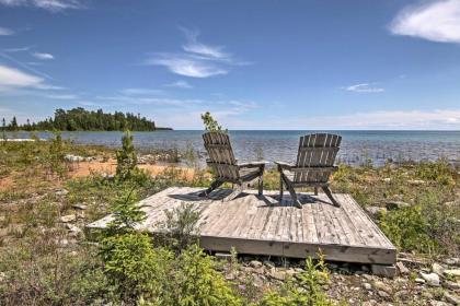 Rustic De Tour Village Cabin with Deck on Lake Huron!