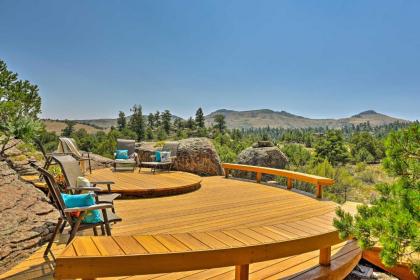 Del Norte Home on 50 Private Acres with 2 Level Deck Del Norte Colorado